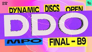 2024 Dynamic Discs Open  MPO FINALB9  Wysocki Heimburg Robinson Rathbun  Jomez Disc Golf [upl. by Ruggiero]