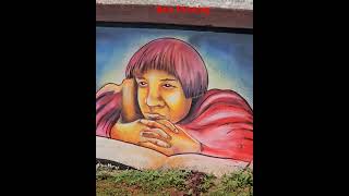 Bala Painting school wall painting shortvideo [upl. by Reinertson]