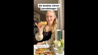 Citronpandekager – Opskrift på de bedste pandekager med citron 🍋 shorts [upl. by Genny]