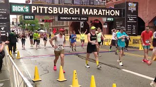 Pittsburgh Marathon Finish Line 10 AM to 1030 AM [upl. by Aimee]