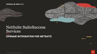 NetSuite SuiteSuccess for Services OpenAir Integration [upl. by Tiga]