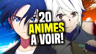 LES 20 MEILLEURS ANIMES DE TOUS LES TEMPS  à voir absolument [upl. by Wallas]