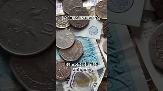 LA LIBRA ESTERLINA LA MAS ANTIGUA curiosidades datoscuriosos dinero youtube monedas [upl. by Alodi952]