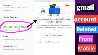 gmail account remove from mobile [upl. by Ardnua]