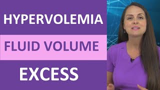 Hypervolemia  Fluid Volume Excess Overload Nursing NCLEX  Water Intoxication [upl. by Convery]