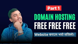 How to Get 100 Free Domain Hosting From Nepal  निशुल्क Web Hosting गर्ने तरिका  2024 [upl. by Ahseinat]