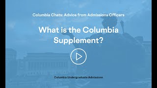 The Columbia Supplement  Columbia Chats [upl. by Ripp]