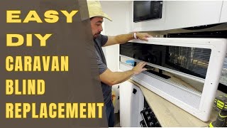 Caravan Blind Replacement  Easy Step by Step [upl. by Robbin]