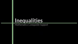 Corequisite Support Inequalities [upl. by Derte]