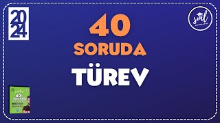 40 SORUDA quotTÜREVquot 2024  AYT Matematik Tekrar Kampı 🚀 [upl. by Orabla]