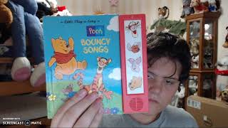 pooh bouncy songs play a song book [upl. by Rockafellow]