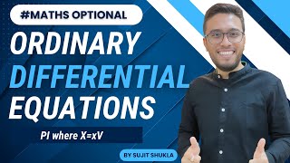 Lec 32 PI when XxV  Ordinary Differential Equation  UPSC Maths Optional By Sujit Shukla [upl. by Elspeth104]