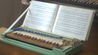 Octave travel clavichord 68 cm Dublin Virginal Manuscript Nicolas Zannin [upl. by Haisoj46]