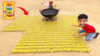 Cooking 1000 Maggi At Once 🍜 How much time Will it take [upl. by Minier]