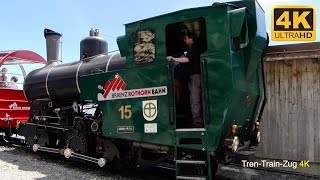 4K Cab ride steam locomotive BRB Brienz Rothorn Bahn Switzerland [upl. by Aneladgam]