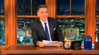 Craig Ferguson 111212C Late Late Show tweetEmail [upl. by Dyrrej]