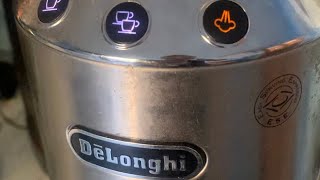 How to Descale a Delonghi Dedica EC685 Home Espresso Machine [upl. by Allyn869]