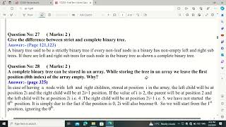 CS301P V IMPORTANT SUBJECTIVE TYPE FOR THE PREPARATION OF FINAL TERMB [upl. by Dett]