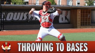 Catching 101  Baseball Catchers Throwing To Bases [upl. by Ahseina]