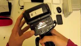 Sunpak 555 Handle Mount Flash Demo [upl. by Bayly320]