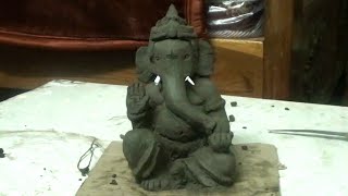 How to make clay Ganesh [upl. by Zalea]