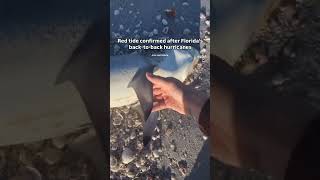 Effects of red tide off Florida’s west coast 😮🦈 OnlyinFlorida Via lauraoutdoorz onlyinfl flo [upl. by Yrahca]