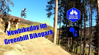 Newbikeday im Bikepark Greenhill Superenduro SCIU Aspen frisch aufgebaut first ride SCIUderia [upl. by Daryn]