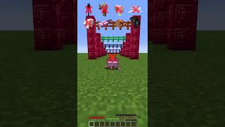 Color Fence vs Crawling Mobs meme minecraft shorts [upl. by Asek]