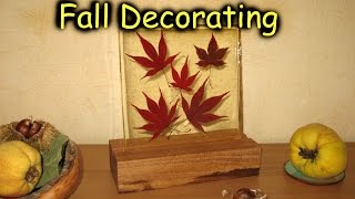 Fall Decorating  Epoxy Resin Casting  HowTo [upl. by Dasie328]