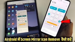 How to Remove Airdroid screen mirror icon from Android Device [upl. by Notsyrb]