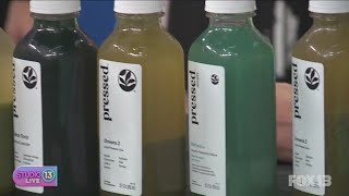 Tasting wellness shots with Pressed Juicery [upl. by Linzy]