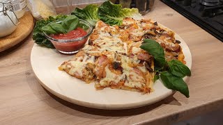 Domowa pizza bezglutenowa Homemade glutenfree pizza [upl. by Panter]