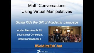 Math Conversations Using Virtual Manipulatives [upl. by Nahem]