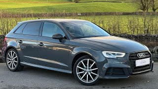 2019 Audi A3 SLine Black Edition Sportback 15 TFSI 6Speed Manual 5Dr  Kendal Automart [upl. by Ruskin263]