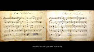 Anton Bruckner  Aequale No 1 and 2 for three Trombones 1847 [upl. by Neelat765]