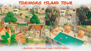 【夢見更新】レトロなオレンジ＆グリーン島を紹介Torinoko island TOUR【あつ森】 [upl. by Brainard]