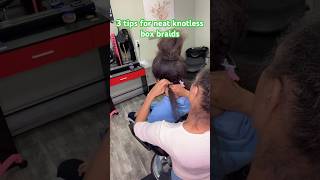 Knotless box braid tutorial tutorial new youtube knotlessbraids shorts hair boxbraids [upl. by Beare]