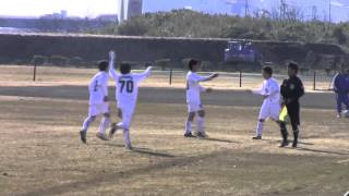 20130120 エスペランサ vs バディーJY（神奈川県U15トップリーグ） [upl. by Olmstead]