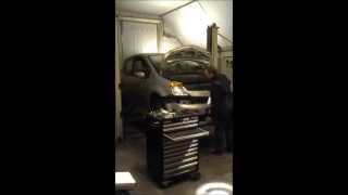 Renault Modus How do you change a headlight bulb In 225 minutes [upl. by Avah]