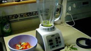 Oster Fusion blender salsa recipe making [upl. by Auhsot]