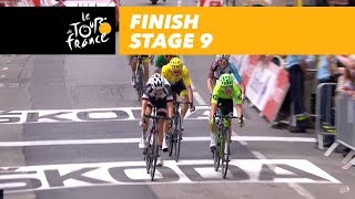 What a finish  Stage 9  Tour de France 2017 [upl. by Najar]