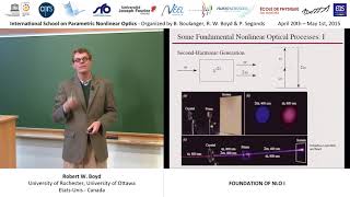 144 Foundation of nonlinear optics I [upl. by Etienne]