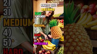 Fruit Masters Can You Identify These Mysterious Fruits shorts quiz trivia [upl. by Bridges]