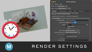 Maya Animation  Rendering  Part 01 [upl. by Pulling661]