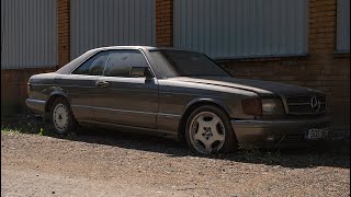 Starting MercedesBenz 500 SEC After 7 Years  Test Drive [upl. by Arita943]