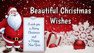 Merry Christmas Wishes 2024 🎅 Beautiful Christmas Message amp Happy New Year [upl. by Lynnette836]