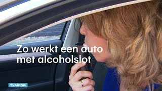 Zo werkt het alcoholslot in de auto  RTL NIEUWS [upl. by Nwaf]