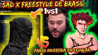 SAD X sorprende a ZELIKA 1vs1👺🔱el LGANG de BRASIL DEMUESTRA LOS PODERES🤯LA PARED INVERTDA DE SAD X🔥 [upl. by Dodson]