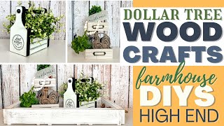 DOLLAR TREE WOOD CRAFT DIYS  MY FAVORITE DOLLAR TREE DIY EVER [upl. by Negris]