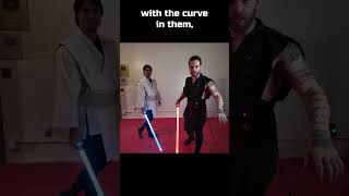 How Lightsabers would REALLY Work Saber lightsaber starwars sword [upl. by Rexanne991]